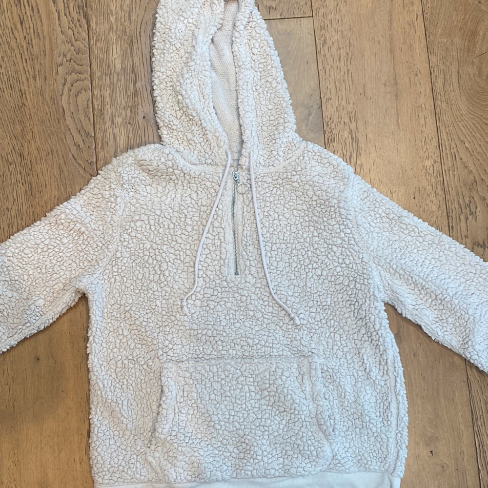 Off white/Cream Sherpa jacket